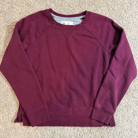 C9 Champion Tops - Champion Target Burgundy Fleece Crewneck Sweatshirt Womens Small Pullover